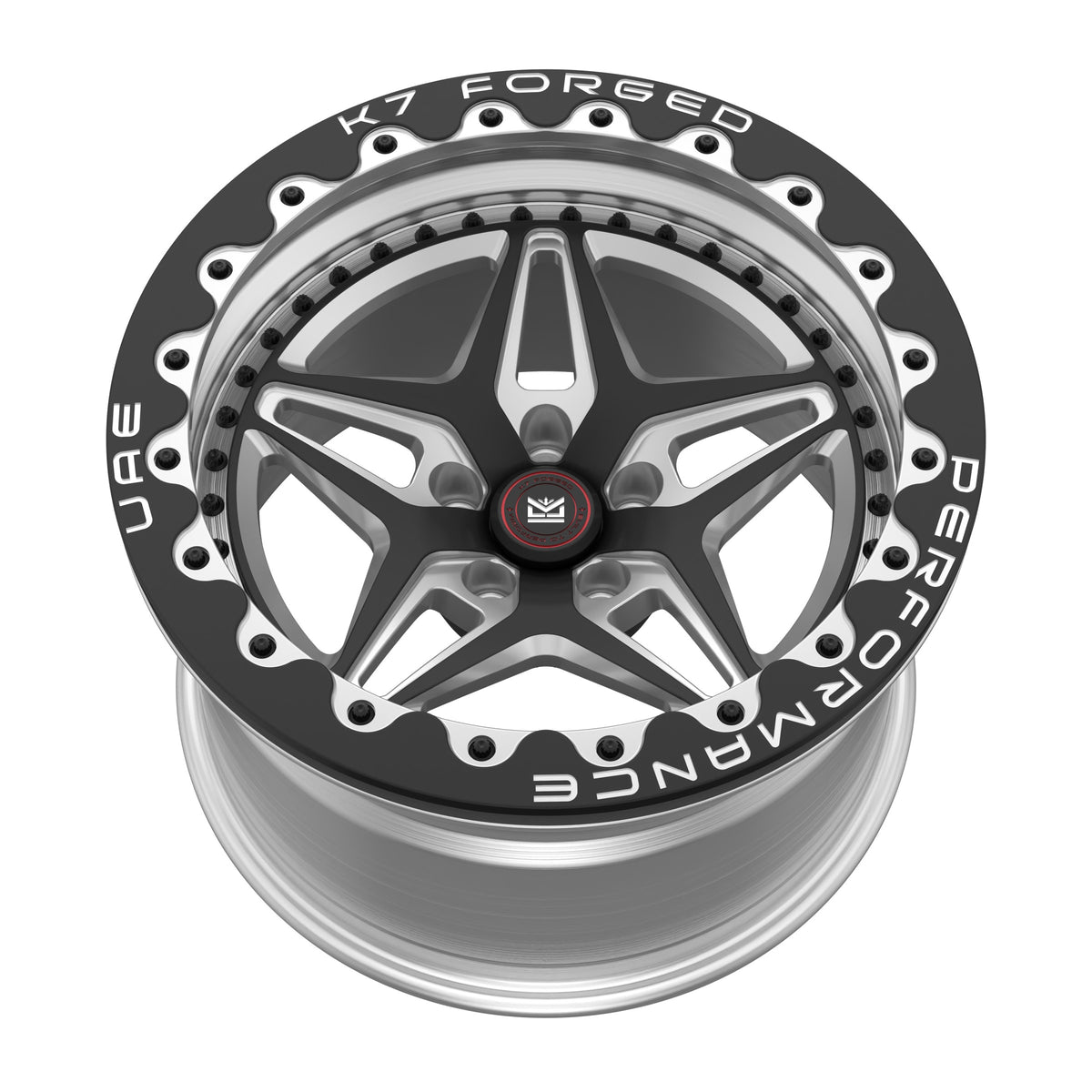 K7 Forged DRG-722B — angled depth view