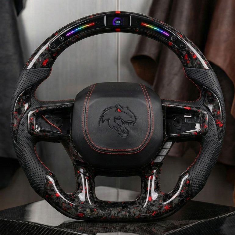 Dodge Ram 1500 TRX Handcrafted Steering Wheel 2021-2025