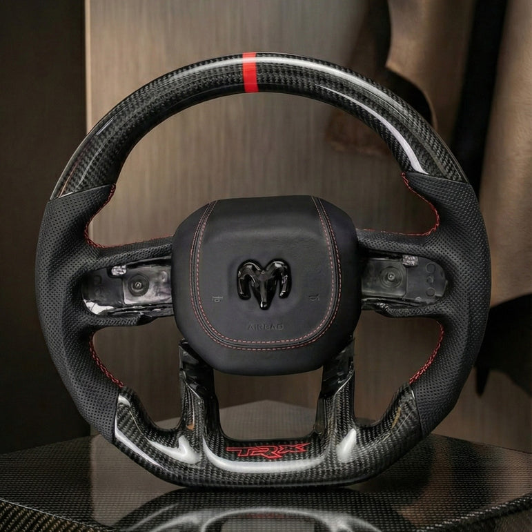 Dodge Ram 1500 TRX Handcrafted Steering Wheel 2021-2025