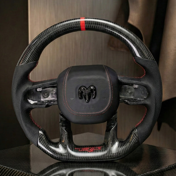 Dodge Ram 1500 TRX Handcrafted Steering Wheel 2021-2025