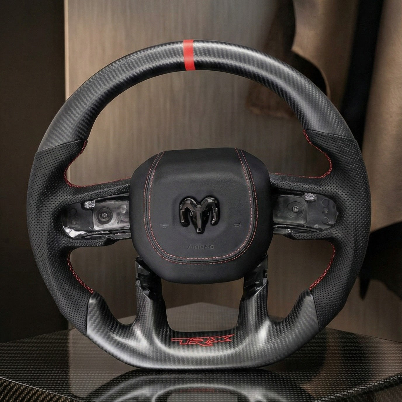 Dodge Ram 1500 TRX Handcrafted Steering Wheel 2021-2025