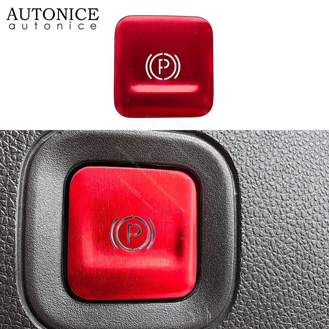 Sierra / Silverado Park-Brake Button Ring Trim (2014–2024 Fitment)